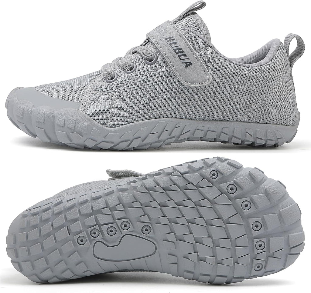 KUBUA Kids Barefoot Shoes Boys Girls Sneakers Naturally Splay Shoes Toddler Little Big Kid