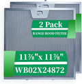 WB02X24872 Range Hood Grease Filter 11-7/8''x11-7/8'' 2pack For GE JVW5301BJ1TS JVW5301SJ1SS JVW5301FJ1D JVW5301EJ1ES JVW5301EJ2ES hood vent filter replacement