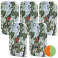 40 Gram Gun Safe Dehumidifier Camouflage, Rechargeable Desiccant Canister Dehumidifier Bags, Reusable Silica Gel Packets Moisture Absorbers for Car, Bathroom, Basement [5PACK]