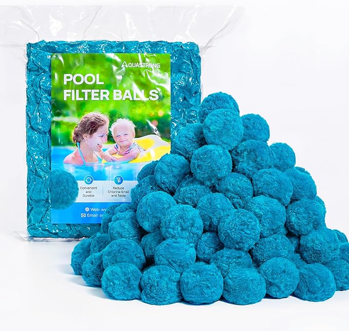 AQUASTRONG Pool Filter Balls for Sand Filter Pump, 5.5 lbs Reusable Sand Filter by AQUASTRONG%E2%80%94%E2%80%94POWERYOURWATER