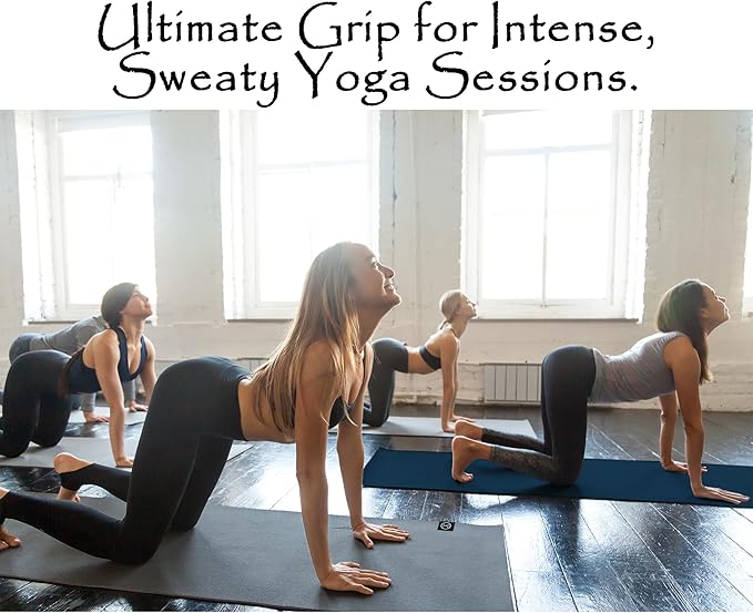 Tatago Hot Yoga Towel Non Slip Grip in 2 Sizes. Premium Yoga Towels for Hot Yoga Non Slip, Hot Pilates Mat Towel or Yoga Mat Towel Thicker, Softer, More Absorbant & Durable!-FlexoryFit