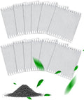 12PCS Activated Charcoal Odor Absorber Compatible with OKSOTY Stainless Steel Litter Box Deodorizer, Compatible with PuraMAX Self Cleaning Litter Boxes, Cat Litter Smell Eliminator Filter