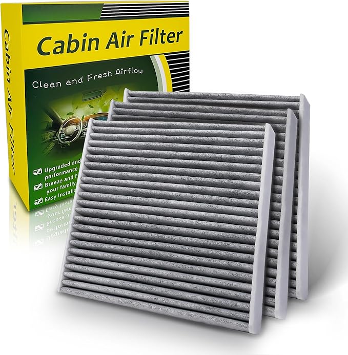 Cabin Air Filter Fits 2018-2022 Kona, 2022-2023 Kona N, 2016-2021 Tucson, 2021-2023 Seltos, 2020-2023 Soul, 2017-2022 Sportage, Replacement for CF12160
