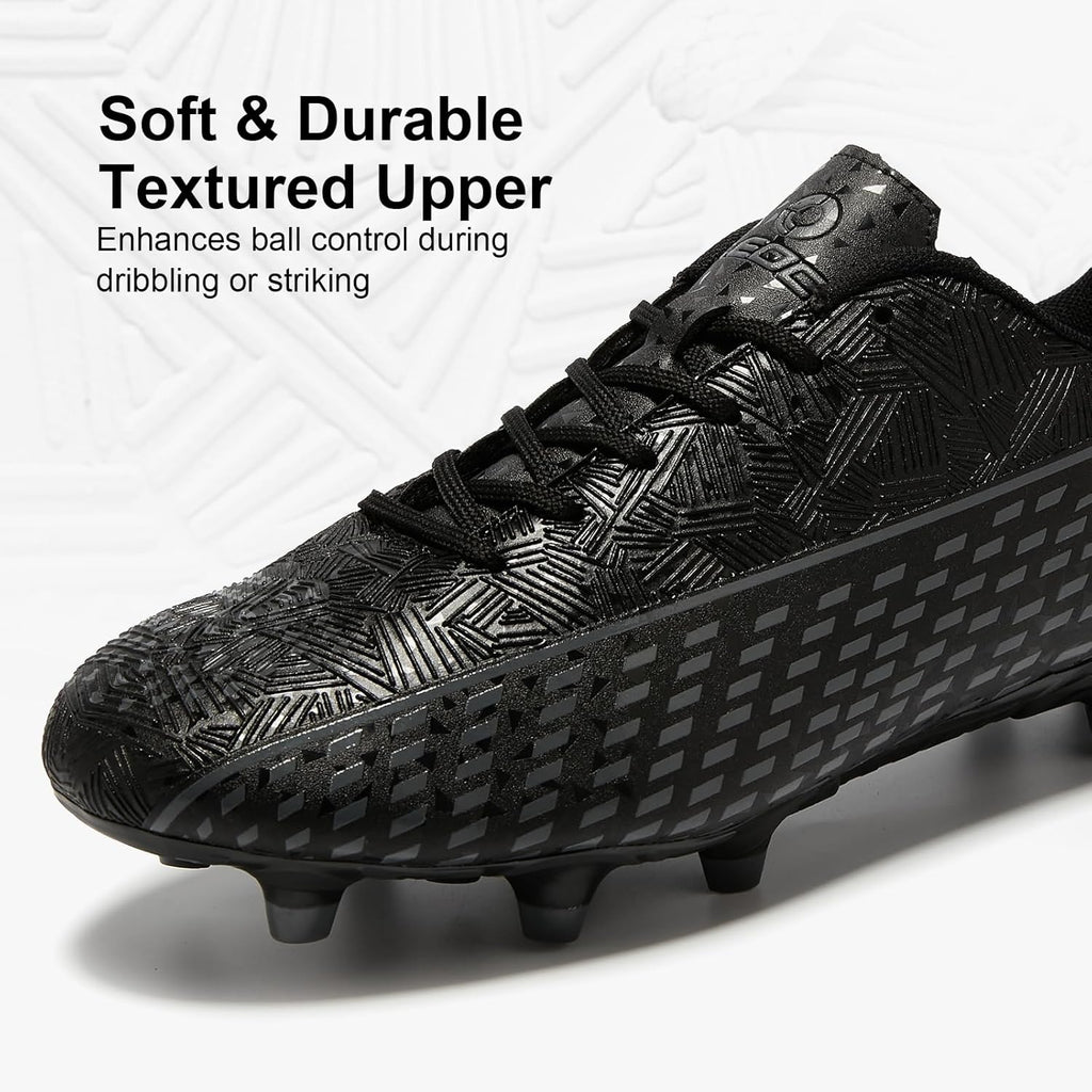 Soccer Cleats for Men's and Women's Outdoor Unisex Football Shoes Firm Rugby Boots