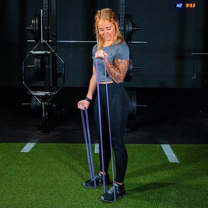 Serious Steel Fitness 32" Resistance Training Bands (Portable Exercise Band System Training Bands- Great for Individuals Under 5'10")-FlexoryFit