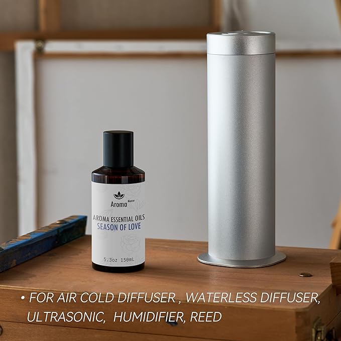 Hotel Fragrance Oil - Season of Love Essential Oils for Scent Diffuser - Rose, Orange, Lychee, Musk - Home Luxury Scents Aroma Fragrance for Home, Office
