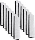 Pet Water Fountain Filter, Cat Dog Water Fountain Replacement Filters Compatible with WF020 Fully Transparency Water Fountain - 12 Pack