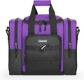 Goloni Bowling Ball Bag for Singer Ball with Padded Ball Holder, 2 Pockets fit Bowling Shoes Up to Mens Size 14 and Accessories