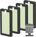4 Pack HEPA Replacement Filter Compatible with Dr. Brown's All-in-One Sterilizer and Dryer for Baby Bottles and Pacifiers, Powerful Filtration Dryer Advanced Filter, 24-Month Value and Easy to Clean