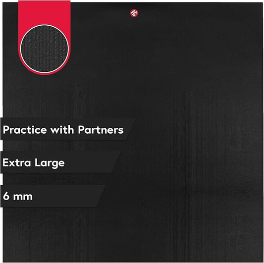 Manduka PRO Yoga Mat - 6mm | Lifetime Durability | Hygienic Construction | Premium Studio Quality | Teacher Approved-FlexoryFit