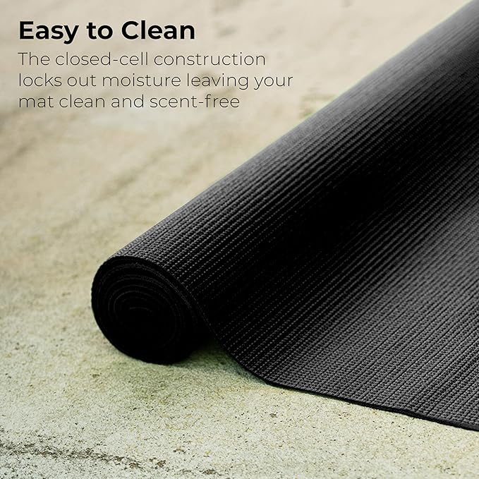 Hello Fit 10-Pack Yoga Mat, 68" x 24" Non Slip Exercise Mat, 4mm Thick Gym Mat for Fitness and Stretching, Bulk Non Toxic Yoga Mats for Schools and Studios-FlexoryFit