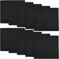 10 Pack Cat Litter Box Charcoal Filters Replacement Carbon Odor Filters 6Inch x 6.5Inch Hooded Cat Litter Boxes and Pans