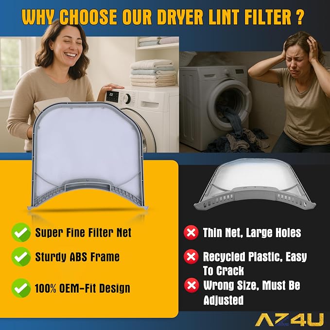 Dryer Lint Filter Screen Trap Replaces - Image 6