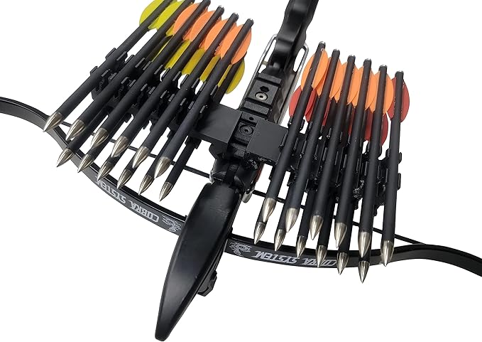 Southland Archery Supply Pistol Crossbow Quiver 3D Printed for 12 Bolts Holder Weaver Mounting Kit