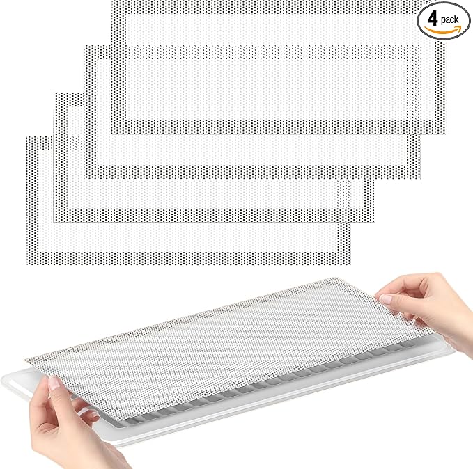 4-Pack White Strong Magnetic Vent Covers 7x13 Inch by Unknown