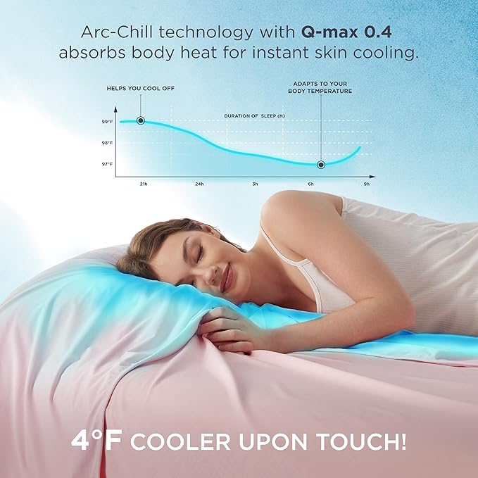 Bedsure Summer Cooling Blanket Twin XL for Hot Sleepers with Sports Mesh Design, Arc-Chill Q-Max 0.4 Lightweight Breathable Ice Cold Blankets for College Dorm, 60 x 90 Inches, Mesh Pink