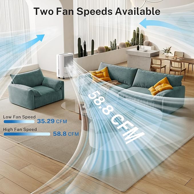 Yaufey 2025 Most Efficient Energy Star Dehumidifier for 2,000 Sq. Ft. Home, Basement and Large Room - Powerful, Quiet with Humidity Control, Timer, Drain Hose and Water Tank