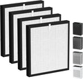 TZ-K2 Replacement Filter Compatible with ToLife Air Puri-Fier Filter TZ-K2-A, 3-in-1 H13 HEPA with Activated Carbon and Pre-Filter, 4 Pack