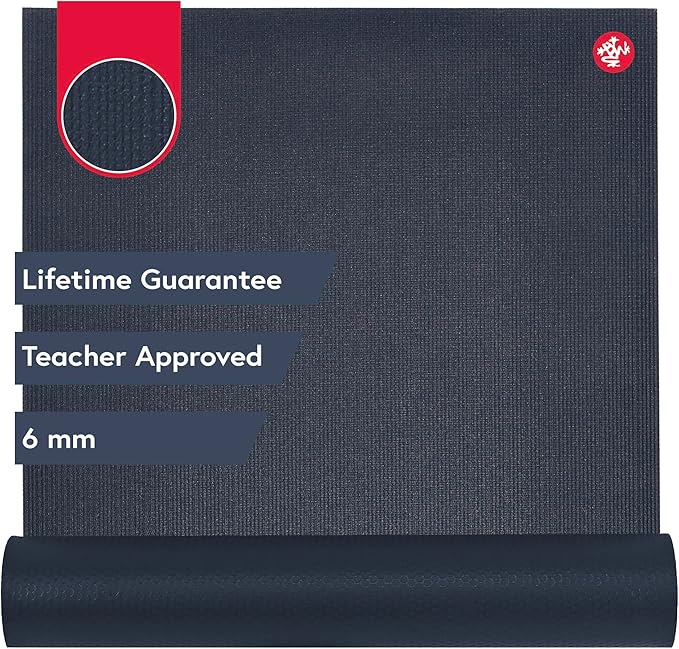 Manduka PRO Yoga Mat - 6mm | Lifetime Durability | Hygienic Construction | Premium Studio Quality | Teacher Approved-FlexoryFit