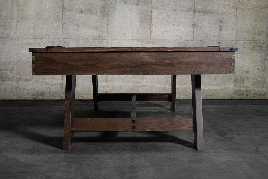 Nixon Billiards - Hunter Slate Billiard Pool Table (Wood Leg) - Brushed Walnut - 8FT - White Glove Installation