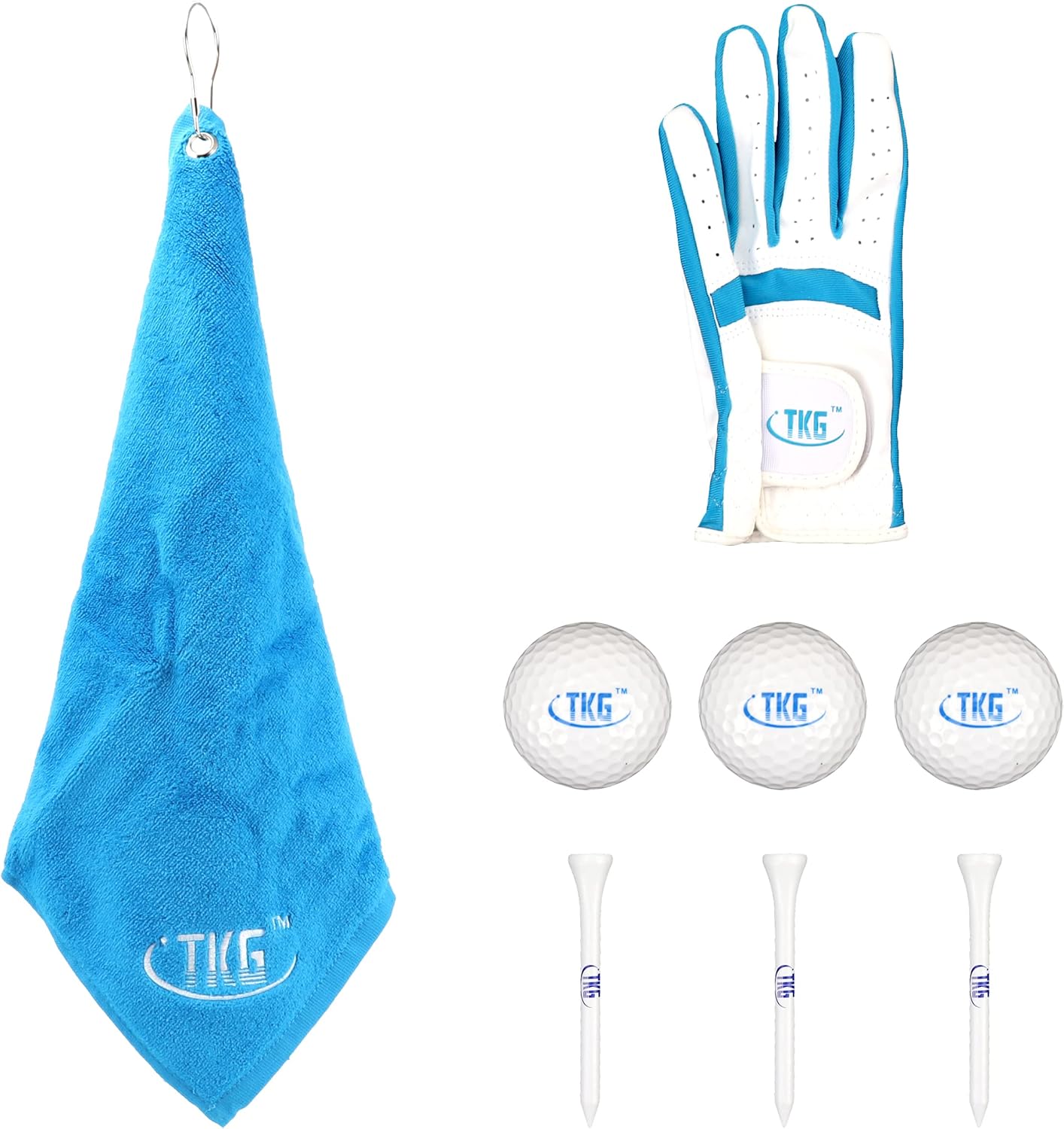 TKG Sports Youth Golf Set - Kids Golf Clubs, Stand Bag, Rain Cover, Glove, Towel, Tees, Balls - Great for Summer Camp Activity, Outdoor Games, and Recreation