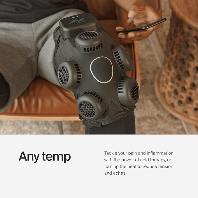 Hyperice X Knee Device - Advanced Heat and Cold Contrast Therapy - Pain and Inflammation Relief - Provides Increased Range of Motion - FSA/HSA Eligible-FlexoryFit