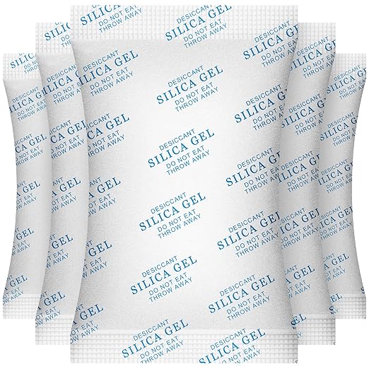O2frepak 500 Gram(2Pack) Food Grade Moisture Absorber Silica Gel Desiccant Packets for Storage,Desiccant Silica Gel Packs Food Safe for Moisture