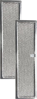 Air Filter Factory 4 x 12 x 0.09 Inches Downdraft Range Hood Aluminum Mesh Grease 12-Layer Vent Filter 2-Pack