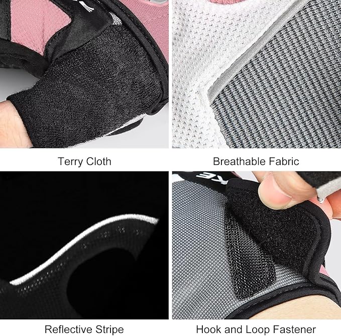 INBIKE 5mm Padded Half Finger Bike Bicycle Cycling Gloves-FlexoryFit