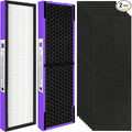 【Upgraded】FLT4850PT HEPA Filter B Pet Replacement Compatible with G-Guardian Air Purifier AC4825 AC4825E AC4300 AC4800 AC4900 AC4850,2 True H13 HEPA with Activated Carbon Filter+8 Pre-Filters,#FLT4825