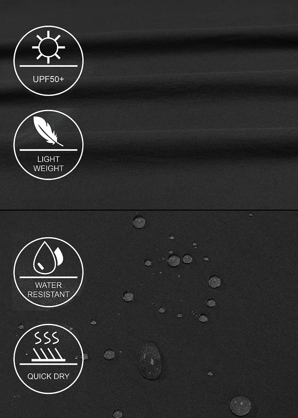 GymBrave Women's Hiking Cargo Pants Quick Dry Outdoor Camping Capris Water Resistant UPF 50 with Zipper Pockets
