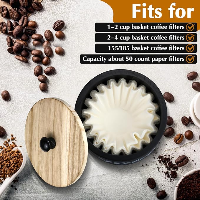 Wooden Coffee Filter Holder - Image 2
