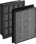 2 Pack C401 Replacement Filter Compatible with LUFTRUM Air Purifier C401a Car, With Main Filter and Activated Carbon Filters