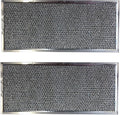 Filter Everything Replacement Aluminum Microwave Filters Compatible With Whirlpool W10120839A, Kenmore Models – 5-5/8 x 11-5/8 x 3/32 – 2 Pack