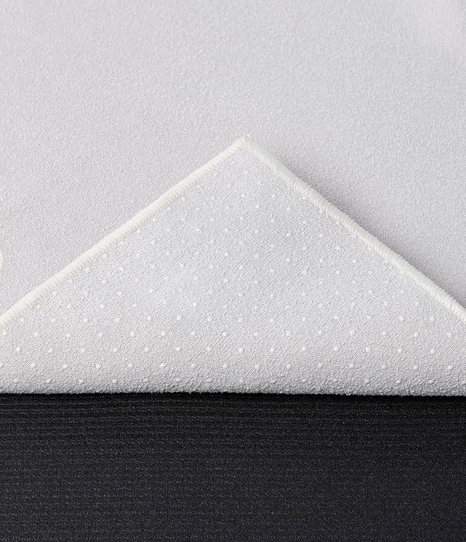 Manduka Yogitoes Yoga Towel – Rubber Grip Dots Non-Slip Bottom, Quick Dry Fitness Towel for Hot Yoga, Pilates, Exercise-FlexoryFit