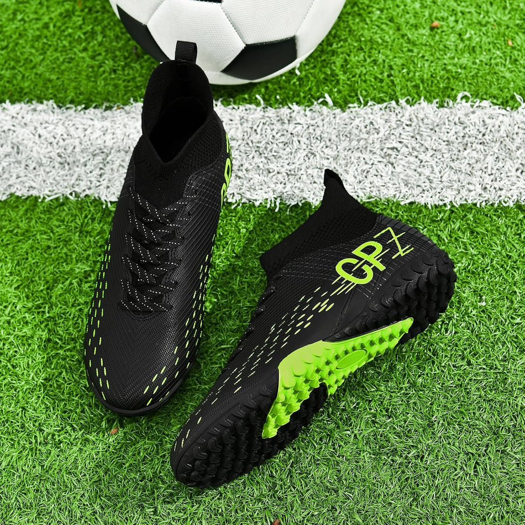 Soccer Cleats for Mens Womens Indoor Soccer Shoes Unisex Baseball Turf Shoes Youth Rugby Shoes Adult AG FG TF Football Boots Wide Training Sneaker