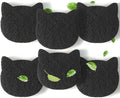 Cat Litter Box Stick-on Activated Charcoal Filters Compatible with Most Cat Litter Box, Universal Activated Carbon Filters to Absorb Odors and Control Damp for Keep Home Fresh (6 Pack)