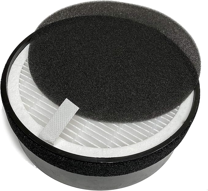 Nispira True HEPA H13 Air Filter Replacement Compatible with hOmeLabs Compact Air Purifier HME020248N 3 Stage Filtration with Night Light Office Bedroom, 3 Units