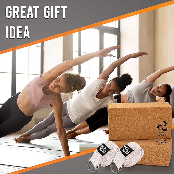 2-PACK or 5-PACK Yoga Exercise Adjustable Straps 8Ft | BONUS eBook | with Durable D-Ring For Pilates & Gym Workouts | Hold Poses, Stretch, Improve Flexibility & Maintain Balance-FlexoryFit