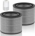 AC2224A Replacement Filter Compatible with Amazon Basics AC2224A Air Purifier, 3-in-1 Filtration System H13 True HEPA Filter with Activated Carbon, #2224RF 2Pack