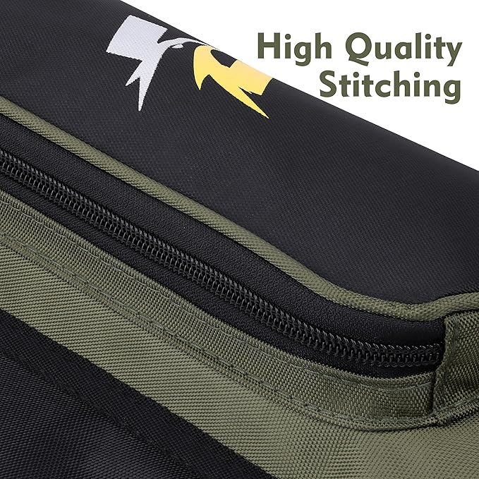 SUNYA Archery Hip Quiver for Arrows. Includes 3 Tubes Arrow Holder, Accessories Pockets and Waist Belt. Fit for Compound and Recurve Bow Practice.