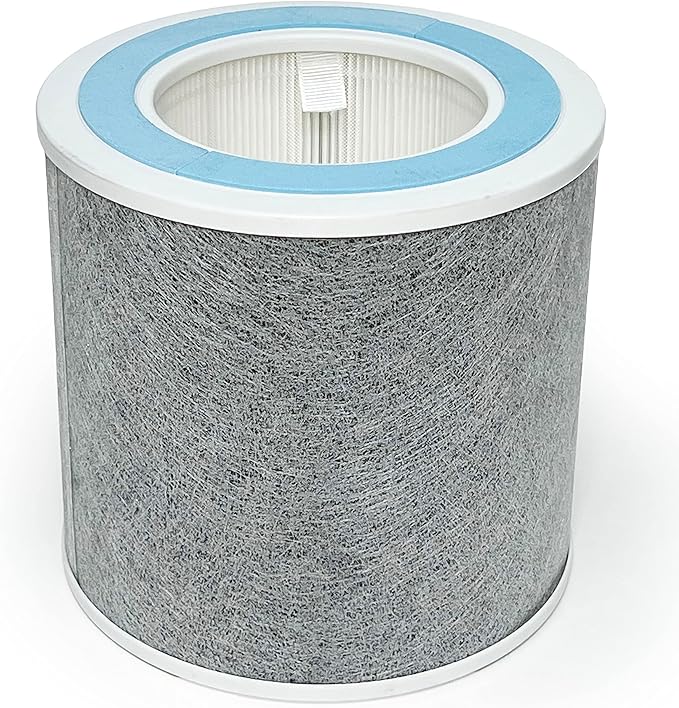 Nispira HC452 HP102 Replacement Filter For Shark NanoSeal Air Purifier HP102PET, HP100, HP105 HC450, HC451, HC455, UA455 3-in-1 True HEPA Activated Carbon Part HE1FKPET, 4 Pack