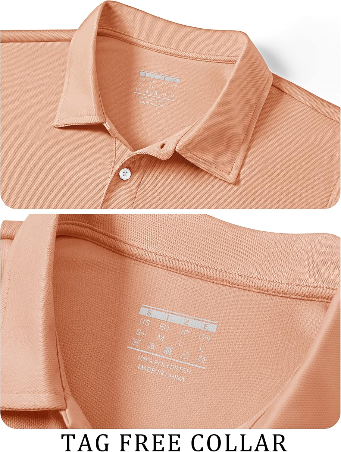 TACVASEN Mens Golf Shirt Dry Fit Mens Polo Shirts Short Sleeve Performance Golf Polos for Men with Collar Work Shirts