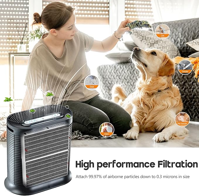HPA200 Carbon Mixed Replacement Filter Compatible with Honeywell Air Purifi-er HPA200, HPA201, HPA202, HPA204, HPA250, HPA5200, 4 R Filter and 4 Activated Carbon Pre-Filter A, 4 Pack