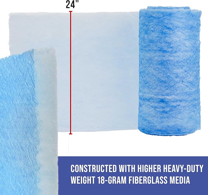 Master Airbrush Elite Paint Spray Booth Exhaust Filter Roll 24" x 100' - Image 3