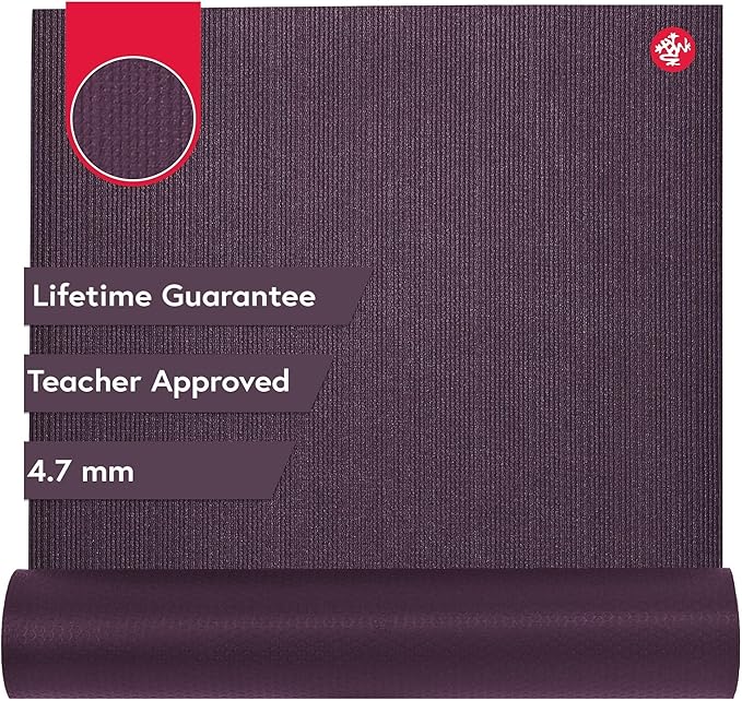 Manduka PROlite Yoga Mat 71" - 4.7mm | Lifetime Durability | Hygienic Construction | Teacher Approved | 71 x 24 inches-FlexoryFit