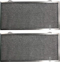 Filter Everything 2-Pack Aluminum Range Hood Filter – Compatible with GE WB13X5001 – 8-3/4 x 18-1/8 x 3/8 – 2PTLS 2TSLS Configuration – OEM Standard Fit