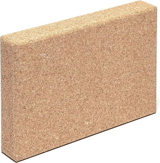 Go4Cork Cork Yoga Block for Yoga, Pilates & Meditation | Non-Slip, Hypoallergenic, Sustainable, Non-Toxic Yoga Block-FlexoryFit