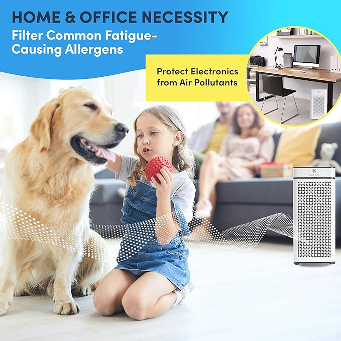 Veva HEPA Filter Replacements Compatible with Medify MA-40 Home Air Purifier - Captures 99.97% of Particles, 3-in-1 Replacement Filters, Honeycomb Carbon, Charcoal Activated Cleaner