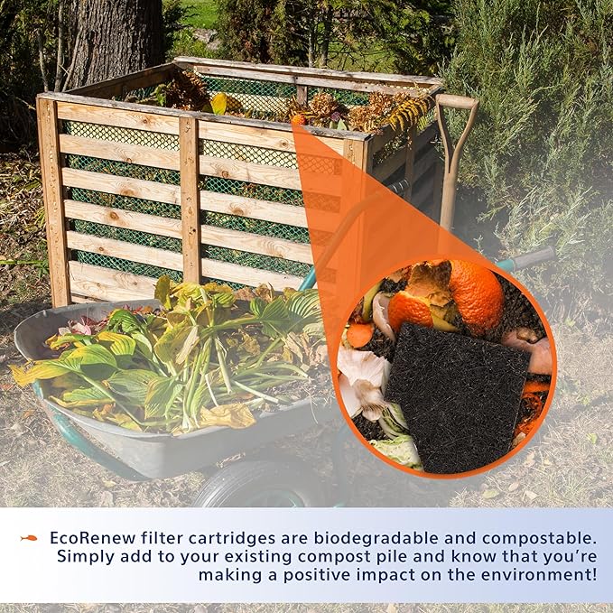 Aqueon Aquarium Fish Tank EcoRenew Filter Cartridge, Medium 15 pack